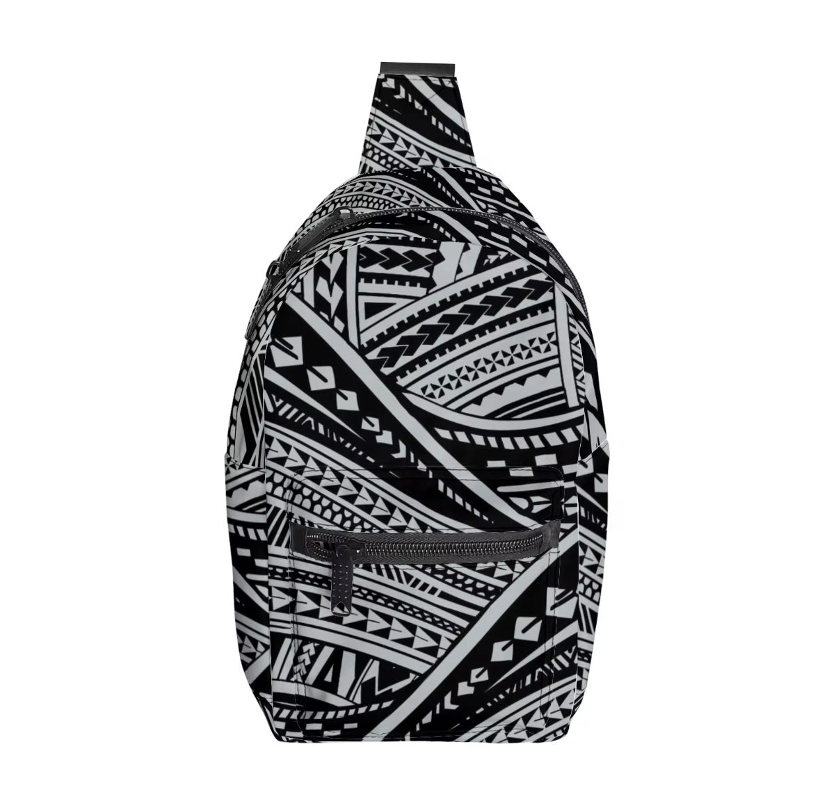 Polynesian Crossbody Bag - Black/Grey