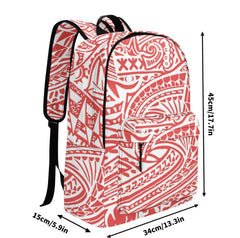 Polynesian Backpack - Red/White